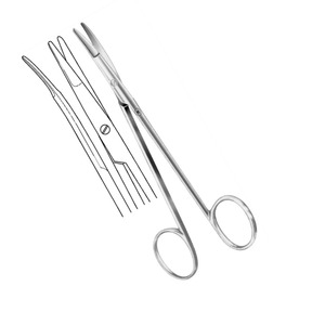 Kilner Ragnell Tijeras de disección manual TC Super Cut Curved Juego de instrumentos de acero inoxidable de 5-10,25 pulgadas Uso seguro - Product Image 3