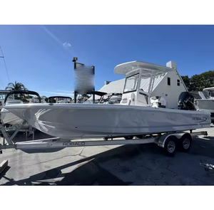 Bateau de pêche de loisirs sportif de 24 pieds avec remorque, d'occasion, puissant, modèle 2024, pour la famille et les aventures en haute mer - Product Image 4