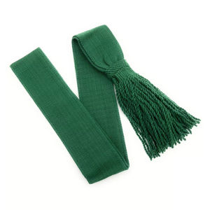 Double Tassel <b>Black</b> <b>Shawl</b> Satin 2024 Graduation Sash logo Adult Ceremonial Scarf Honor Sash Wholesale top quality - Product Image 1