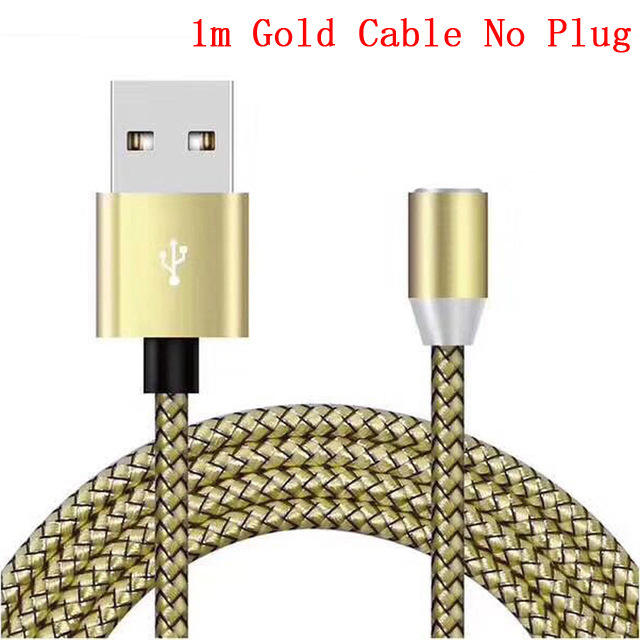 1 meter magnetic cable - gold [without head]