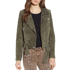 Chaquetas de cuero de gamuza resistentes y suaves para mujeres que buscan comodidad y estilo, hechas de piel de vacuno gruesa o piel de oveja suave 2026 - Product Image 1