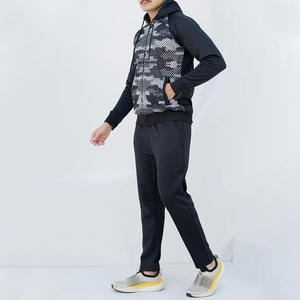 Trendy <b>Men</b> Tracksuit Set Athletic <b>Hoodie</b> and Pants Sportswear Fit for Gym and <b>Running</b> <b>Men</b> Tracksuit 2 Piece Set - Product Image 3