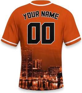 เสื้อเจอร์ซีย์เบสบอลสำหรับผู้ชายเสื้อเจอร์ซีย์ปักแบบระเหิดตามสั่ง - Product Image 4