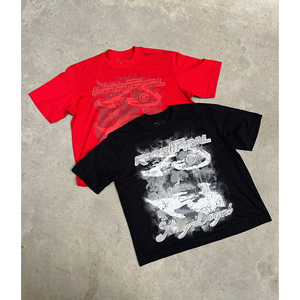 T-shirt personnalisé de haute qualité avec logo, coupe ajustée, 100% coton, effet délavé vintage, coupe classique, séchage rapide, respirant, imprimé sérigraphié/DTG - Product Image 2