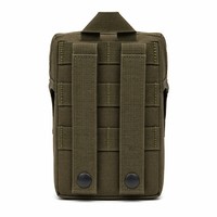 GearHi GH-142 Pochette de signalisation tactique robuste et modulaire MOLLE pour fumigènes, en tissu 1000D imperméable enduit PU