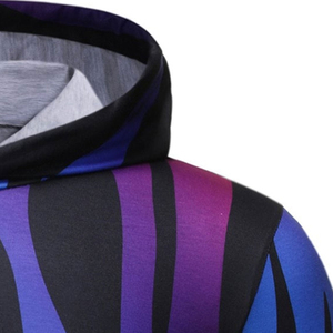 Sudadera con capucha de mezcla de algodón informal para hombre, ropa de calle Digital con estampado de invierno, bolsillo de colores divididos, talla grande, con capucha <span class=keywords><strong>Plus</strong></span> - Product Image 4