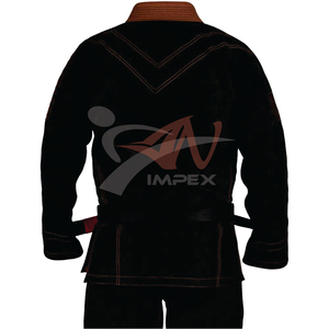 100% algodón de alta calidad logotipo personalizado Jiu Jitsu Judo uniforme profesional al por mayor ropa de artes marciales para Karate Kung Fu - Product Image 4