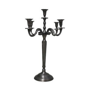 Candelabro de aluminio de cinco brazos de cobre utilizado para el hogar decorativo metálico de alta calidad hecho a mano candelabros de suelo - Product Image 6