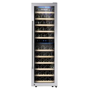 Commercial Wine <b>Fridge</b> - Dual Zone - 160L - max. 53 <b>bottles</b> - Product Image 5
