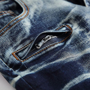 Nouvelle dernière tendance 2025 coupe ample hommes décontracté Jean Shorts avec cordon personnalisé hommes Streetwear jean Shorts - Product Image 4