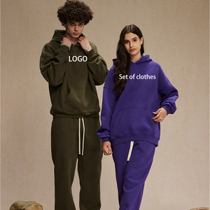 Vente chaude 350GSM poids lourd coton polaire surdimensionné goutte épaule sweats à capuche pour hommes LOGO personnalisé 3D bouffée lettre décontractée - Product Image 4