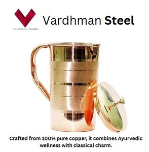 Jarra de cobre de lujo elegante de 1L al por mayor vasos de plástico de calidad para agua hirviendo mejora tu presencia en la Mesa - Product Image 2