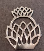 Coq dessous de plat en fonte rustique Style Antique rouleaux Hot Pot support de plaque rond pour Table de cuisine Table à manger en gros