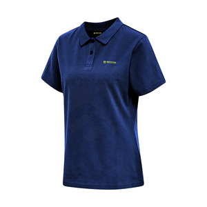 T-shirts à manches courtes à la mode pour femmes personnalisés respirants pour polos solide anti-rides anti-boulochage style décontracté OEM - Product Image 3
