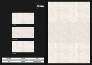 Carreaux muraux en céramique 300x600mm très demandés pour salle de bain et cuisine, finition brillante ou mate, surface sculptée effet sucre, design mural intérieur luxueux. - Product Image 5