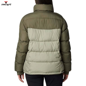 Chaqueta de Diseño Popular de Otoño, Nueva Llegada, Ligera, Hecha a Medida, Larga, de Algodón Sólido, con Cuello Alto y Cremallera Completa - Product Image 2