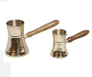 Set of 2 Eco-Friendly <b>Turkish</b> Coffee <b>Pot</b> <b>Tea</b> Brewer Custom Logo Kitchenware Metal Decorative Bulk Quantity Stocked Cafe Tools - Product Image 5