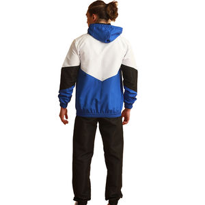 Vêtements de sport coupe-vent de haute qualité pour hommes, ensemble de coupe-vent de piste personnalisé OEM - Product Image 6