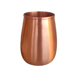 Vidrio de cobre puro Premium con diseño elegante hecho a mano Vasos de alta calidad Perfecto para el hogar Hotel Bar Restaurantes - Product Image 6