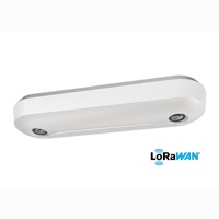Sensor de Conteo de Personas COMPTIPIX FLAT 2 BLANCO ESTÁNDAR LORAWAN, Contador de Tráfico de Personas, Monitoreo de Ocupación, IoT para Comercios y Edificios Inteligentes
