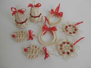 Adorno de estrella de ratán hecho a mano, el mejor precio, Navidad, 2022 - Product Image 6