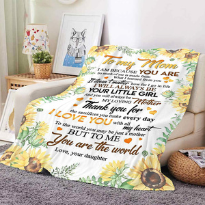 Regali per la Festa della Mamma, bestseller, design personalizzato, <span class=keywords><strong>regalo</strong></span> comunemente offerto per la Festa della Mamma, compleanni, coperte in maglia calde e morbide per divano. - Product Image 4