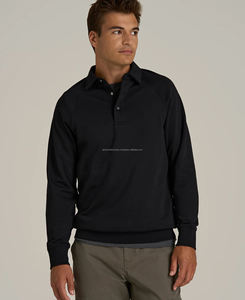 เสื้อเชิ้ตผู้ชาย ปกติดกระดุม ปักลาย ระบายอากาศ แขนยาว ฮิปฮอป ลายเรียบ ผ้าถัก 100% ผ้าฝ้าย - Product Image 1