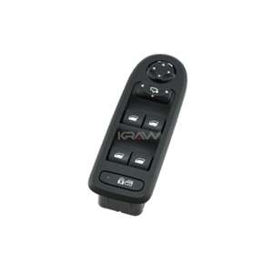 Citroen C5 (32 Pin) Nurpar-628 <b>Auto</b> <b>Switches</b> Left Four-Button Window <b>Switch</b> with Frame Black Model P308-p508 - Product Image 1