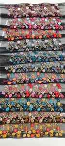 Velo de novia bordado encaje ajuste suave tul colorido decorativo costura encaje para ropa y decoración del hogar - Product Image 4