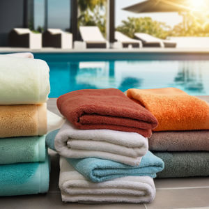 ผ้าเช็ดตัวอาบน้ำในห้องน้ำพร้อมโลโก้และดีไซน์ตามสั่ง - Product Image 2