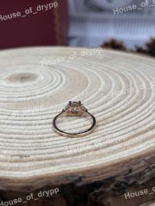 Anillo de compromiso de plata 925 con diamante moissanita VVS, anillo de tres piedras de lujo para propuesta de matrimonio, chapado en rodio para mujer - Product Image 6