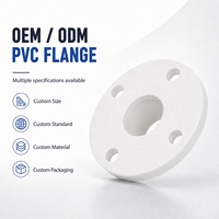 Raccord de tuyauterie en plastique CPVC PN16 DIN à bride monobloc DN15-DN250 pour l'alimentation en eau - Prix usine