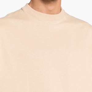 Fabricante de ropa al por mayor, camisetas de media manga personalizadas, ajuste relajado, Camiseta de algodón de tela de cáñamo orgánico 100% para hombres - Product Image 4