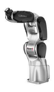 Robot articulé COMAU Racer5-0.63 CE, capacité de 5 kg, IP54, 6 mâchoires, servo-électrique, automatisation industrielle, robot d'assistance à la machine - Product Image 1