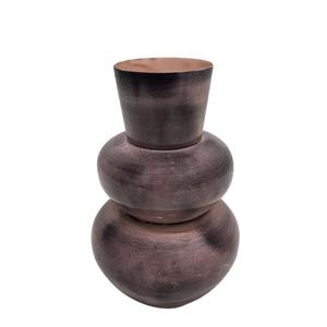 Florero decorativo de hierro y Metal para mesa, florero de madera de melocotón de estilo moderno para decoración del hogar, personalizado a granel - Product Image 2