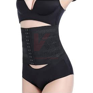 New Arrival Womens Slimming Workout Compression Waist <b>Trainer</b> Neoprene Double Belt Sweat Trimmer Corset <b>Weight</b> Loss Tummy - Product Image 3
