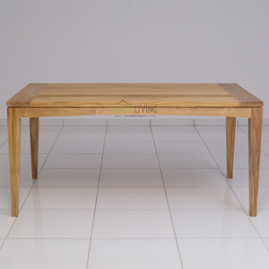Mesa de comedor de madera maciza ecológica Estilo de madera maciza ecológica para uso en restaurantes al aire libre o en el comedor - Product Image 3