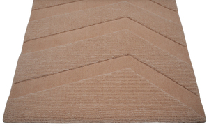 พรมทอมือขน100% ลายพีชดีไซน์ทันสมัยพร้อมพื้นผิวที่ต่ำมากสำหรับตกแต่งบ้านห้องนั่งเล่น - Product Image 5