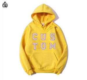 เสื้อฮู้ดปักลายกำมะหยี่สำหรับผู้ชายเสื้อฮู้ดแบบสวมหัวผ้าคอตตอน2025สำหรับใส่โลโก้ของคุณเอง - Product Image 3