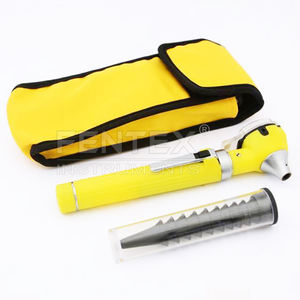 Mini conjunto de otoscopio de fibra óptica de bolsillo Fuente de alimentación manual disponible en varios colores Juego de instrumentos de diagnóstico ENT para bebés y adultos - Product Image 6