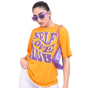 Nueva camiseta de diseño estampado de corte holgado de gran tamaño para mujer ecológica de nueva moda ropa diaria de verano de alta calidad - Product Image 1