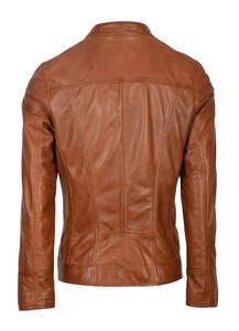 Chaqueta de Motocicleta de Cuero Genuino Transpirable para Mujer, Invierno/Primavera, con Logotipo, Cremallera, Relleno de Algodón Tejido, Forro de Seda, Estilo 2025 - Product Image 5