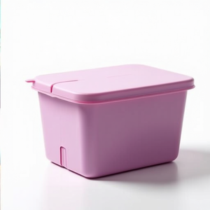 Plastic Storage Box 0.7L 15.5x10x8cm Small Clear Organizer <b>Bin</b> - Product Image 2