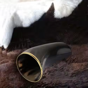 Cuerno de cristal de chupito hecho a mano Rústico ideal para recreaciones de festivales o uso personal diseño único con acabado natural - Product Image 1