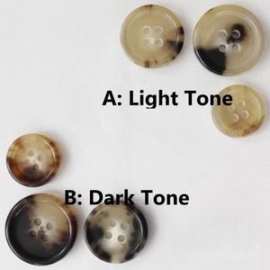 Botones de Cuerno de Búfalo Natural al por Mayor, Acabados y Coloridos para Accesorios de Ropa, Alta Calidad - Product Image 1