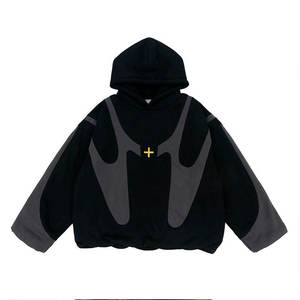Sweat à capuche pour hommes de haute qualité, poids élevé 480gsm, sweat à capuche de haute qualité, sweat à capuche gris 100% coton uni, vente en gros - Product Image 6