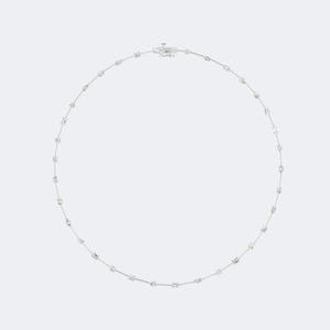 Collar con diamantes de corte mixto de 5.50 quilates con engaste de bisel - Product Image 2