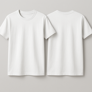 T-shirt 100% coton pour hommes T-shirt personnalisé avec impression bouffée de logo T-shirt unisexe à manches courtes pour hommes et femmes - Product Image 4