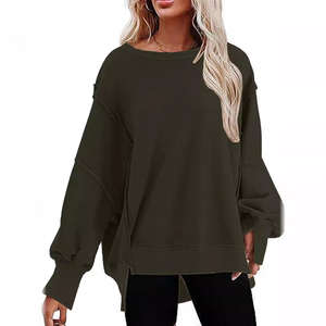 เสื้อฮู้ดผู้หญิงผ้าฝ้ายพรีเมียม ระบายอากาศได้ดี นุ่ม ทนทาน เหมาะสำหรับฤดูหนาว มีลายพิมพ์ คอกลม - Product Image 3