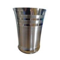 Grosir gelas anggur besi tahan karat kualitas tinggi gelas bir baja tahan karat kaca Lassi polos